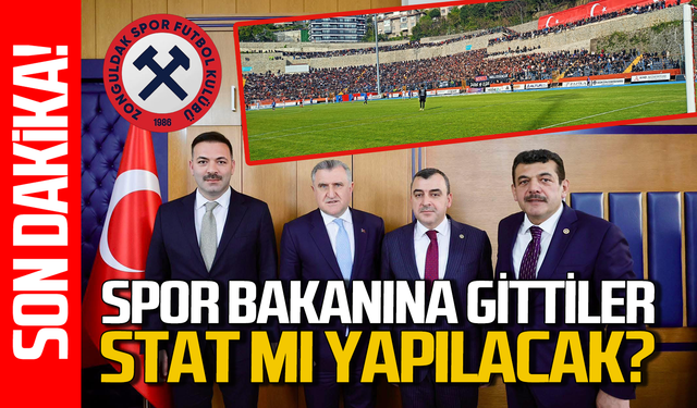 Spor Bakanı’na gittiler: Zonguldak’a stat mı yapılacak?