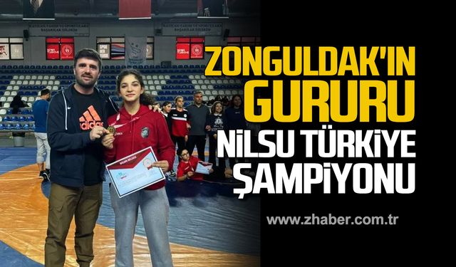 Zonguldaklı Nilsu Öztürk Rize'de Türkiye şampiyonu oldu!