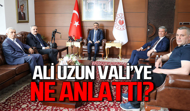 Ali Uzun Vali Osman Hacıbektaşoğlu’nu neden ziyaret etti ne anlattı?