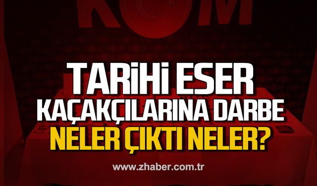 Karabük'te tarihi eser kaçakçılarına darbe! Neler çıktı neler?