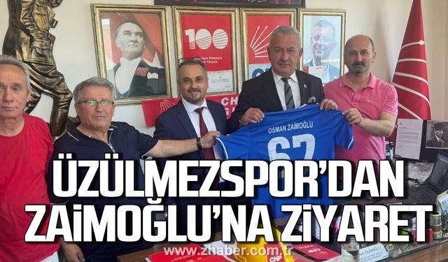 Üzülmezspor’un yeni yönetimi Osman Zaimoğlu’nu ziyaret etti!