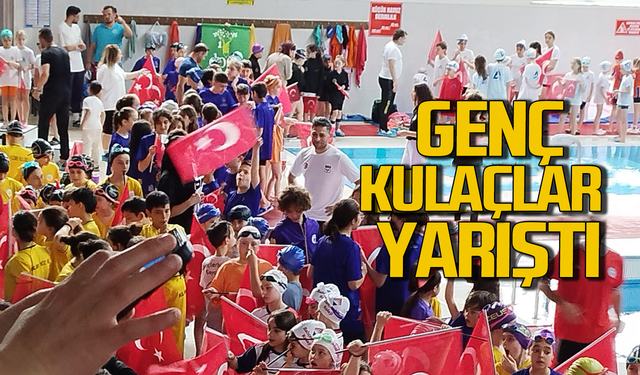 Kilimli’de genç kulaçlar yarıştı: Heyecan dolu gün!