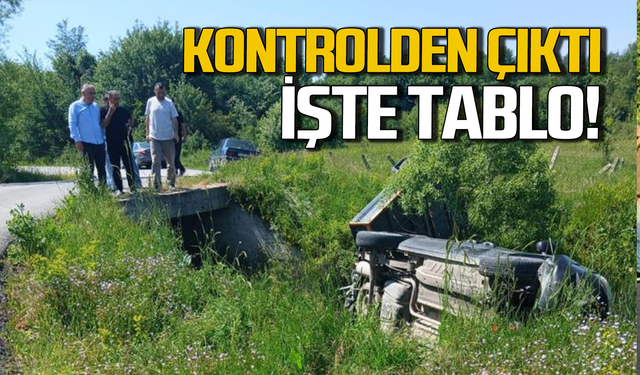 Karabük'te devrilen cipin sürücüsü yaralandı