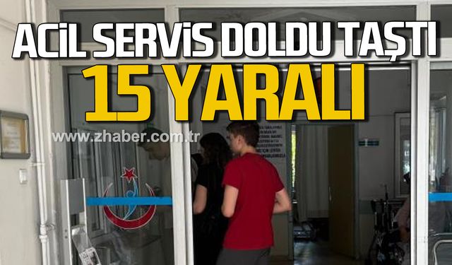 Alaplı'da acil servisler doldu taştı! 15 yaralı