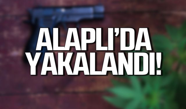 Alaplı'da uyuşturucu satıcısı yakalandı!