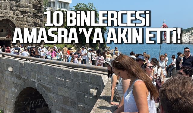 Bayramda yerli ve yabancı turistlerin gözdesi Amasra!