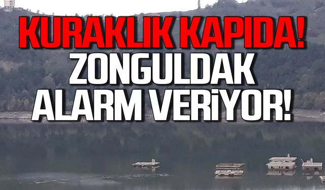Zonguldak'ta kuraklık alarmı! Baraj suları çekildi!