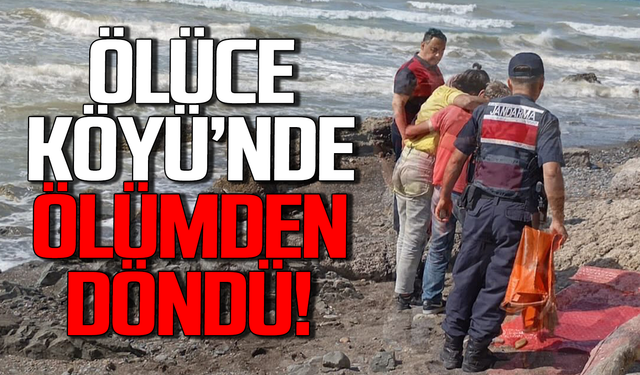 Ölüce Köyü’nde ölümden döndü: Kadın uçurumdan düştü!