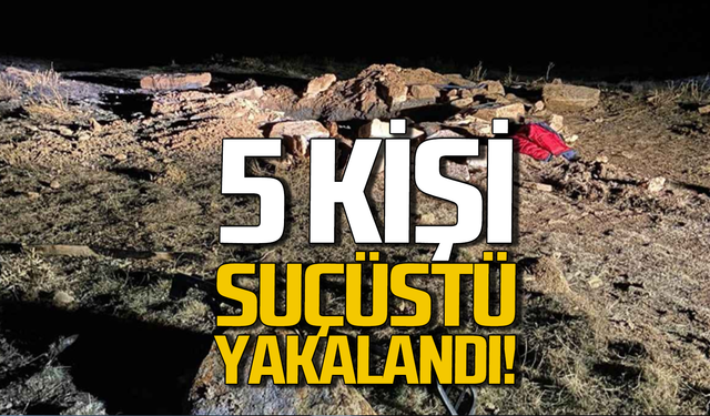 Emniyet suçüstü yaptı: 5 kişi yakalandı!