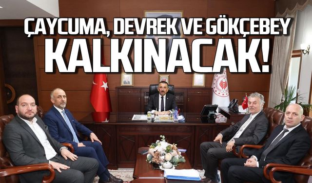 Çaycuma, Devrek ve Gökçebey bu projeler ile kalkınacak!