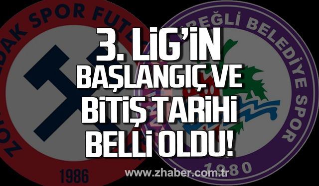 3. Lig’in başlangıç ve bitiş tarihi belli oldu!