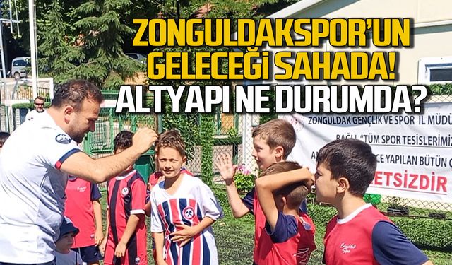 Zonguldakspor'un geleceği sahada! Demir’den altyapıya moral ziyareti