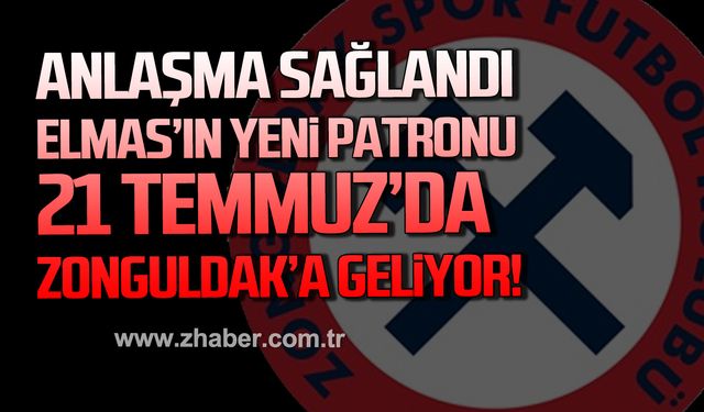 Anlaşma sağlandı, Zonguldakspor'un yeni patronu 21 Temmuz’da Zonguldak’a geliyor!