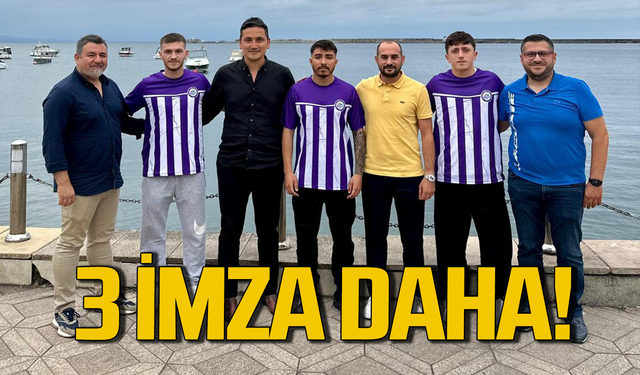 Ereğli Belediyespor 3 imza daha attırdı!