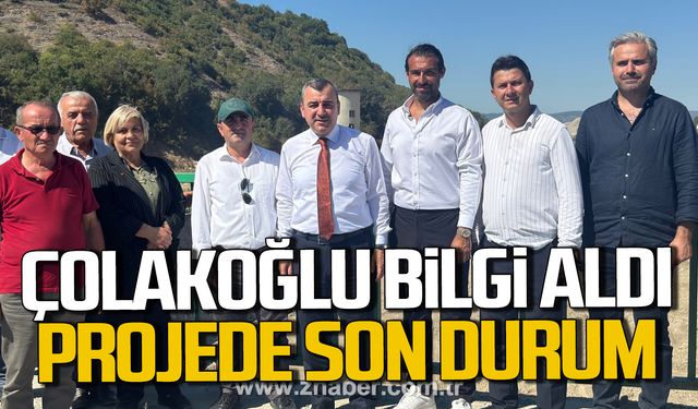 Örmeci Köyü Dere ıslah projesinde son durum! Çolakoğlu bilgi aldı!