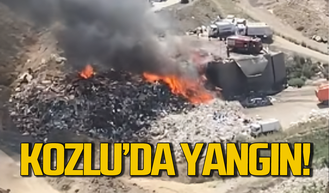 Kozlu’da yangın paniği: İtfaiye faciayı önledi!