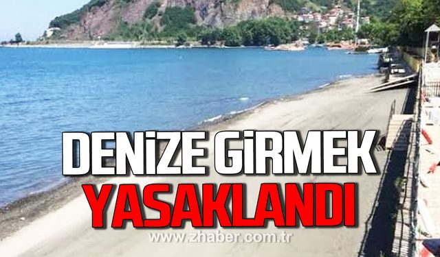Kdz. Ereğli'de 13 Ağustos Çarşamba günü denize girmek yasaklandı!