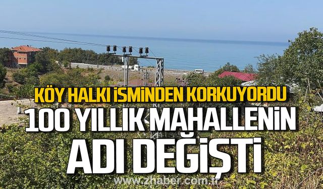 Alaplı'da 100 yıllık mahallenin adı değişti!