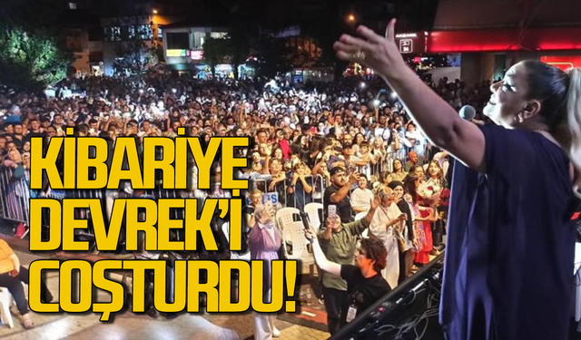 Kibariye Devrek'te izleyenleri coşturdu!