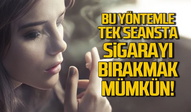 Bu yöntemle tek seansta sigarayı bırakmak mümkün!