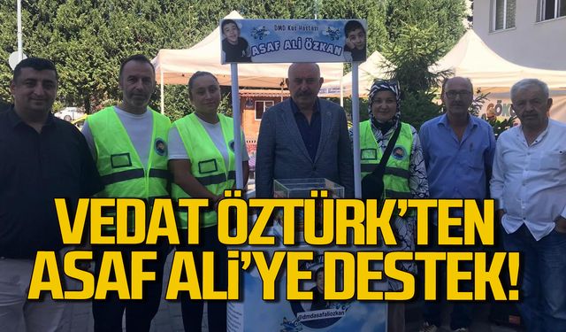 Vedat Öztürk'ten, Asaf Ali'ye destek!