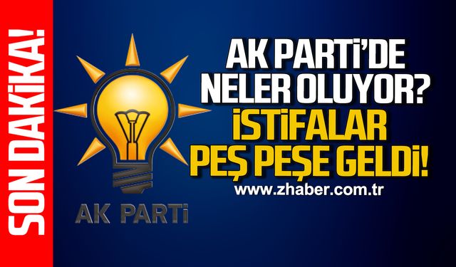 Ak Parti'de neler oluyor? İstifalar peş peşe geldi!
