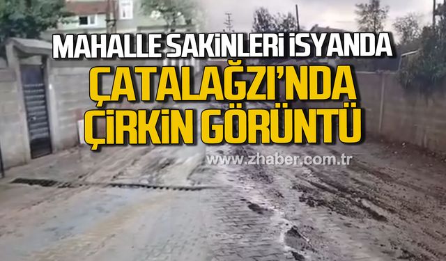 Çatalağzı'nda çirkin görüntü! Mahalle sakinleri isyan etti!