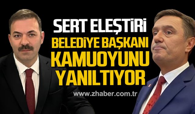 Çağlayan'dan Erdem'e sert eleştiri! "Belediye Başkanı konuyu kamuoyuna yanlış yansıtıyor"