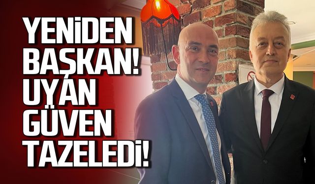 Yeniden başkan! Uyan, güven tazeledi!