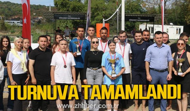 Gökçebey’de Plaj Voleybolu Turnuvası tamamlandı