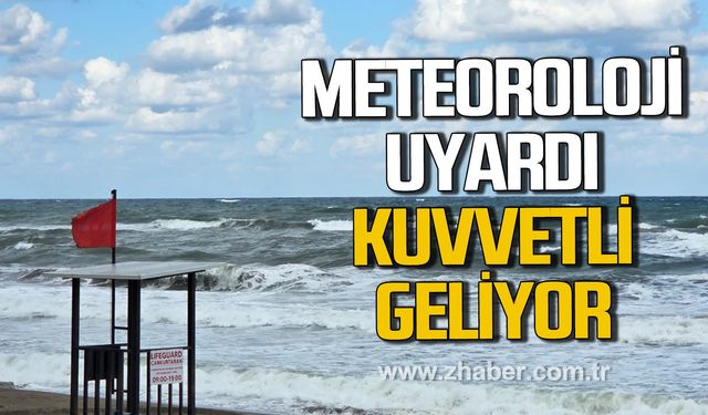 Meteoroloji uyardı! Zonguldak'a kuvvetli fırtına geliyor!