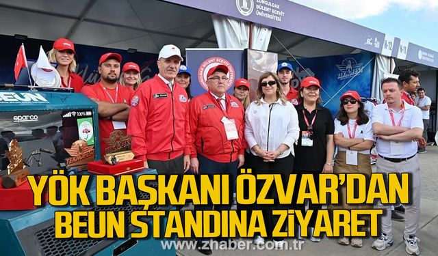 TEKNOFEST’25'te YÖK Başkanı Prof. Dr. Erol Özvar'dan BEUN standına ziyaret