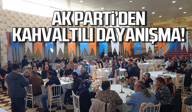 Ak Parti Çaycuma'dan kahvaltılı dayanışma