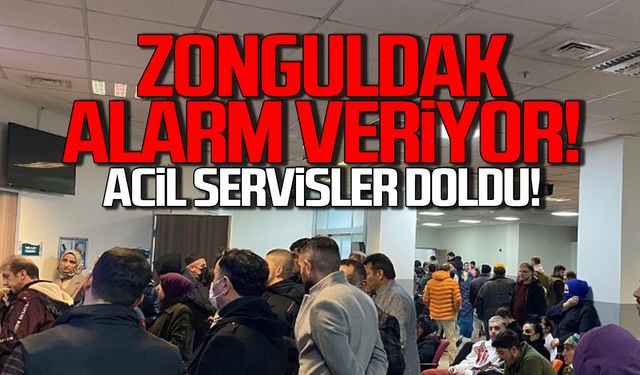 Zonguldak alarm veriyor! Acil Servisler doldu!