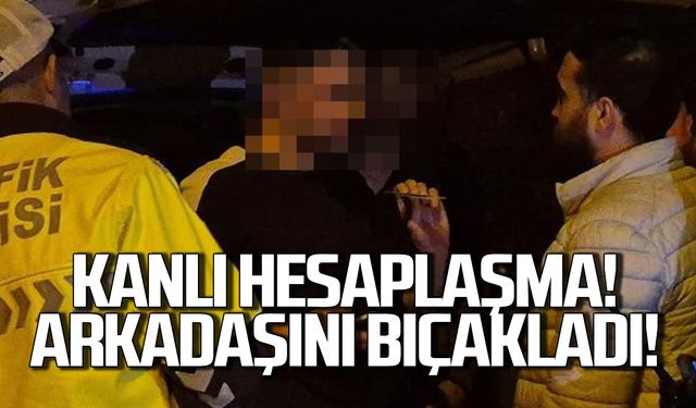 Bartın'da kanlı hesaplaşma! Arkadaşını bıçakladı!
