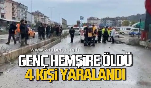 Bartın'da feci kaza! Genç hemşire öldü 2 kişi yaralandı!