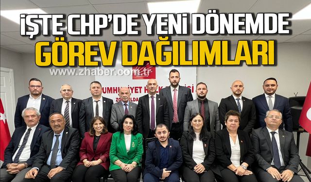 CHP'de görev dağılımları belli oldu!
