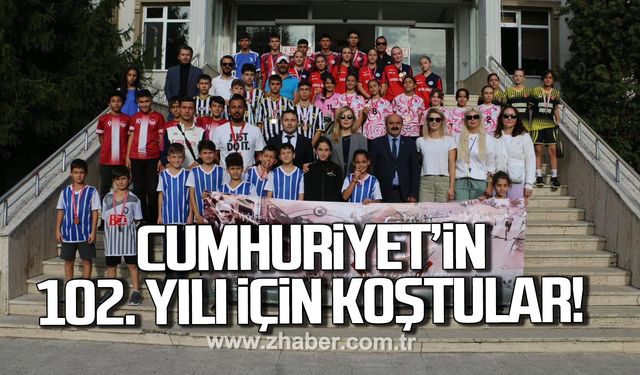 Cumhuriyet’in 102. Yılı için koştular!