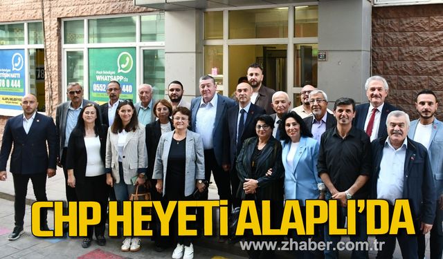 CHP Heyeti Alaplı'da! "Sosyal belediyecilik anlayışı büyüyecek"