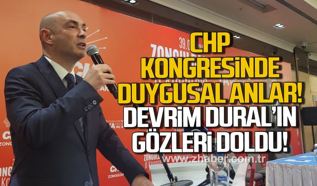 CHP kongresinde duygusal anlar... Devrim Dural'ın gözleri doldu!