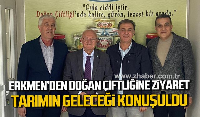 Yavuz Erkmen'den Doğan Çiftliği işletmesine ziyaret