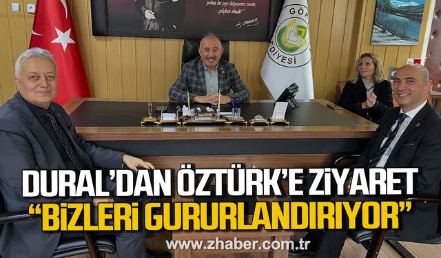 Devrim Dural'dan Vedat Öztürk'e ziyaret! "Bizleri gururlandırıyor"