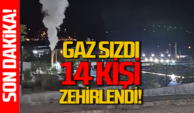 Hastane önünde büyük panik: Gaz sızdı 14 işçi zehirlendi!
