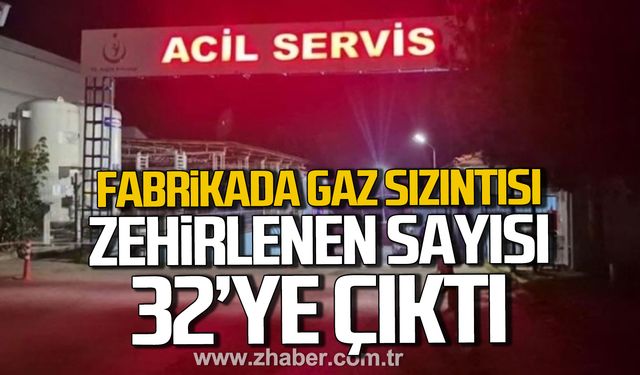 Bartın'da kauçuk fabrikasında zehirlenen sayısı 32'ye çıktı!