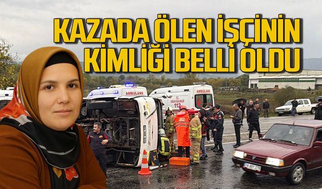 Kazada ölen işçinin kimliği belli oldu!