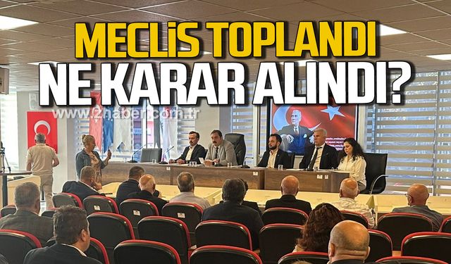 Kozlu Belediye Meclisi toplandı! Ne karar alındı?