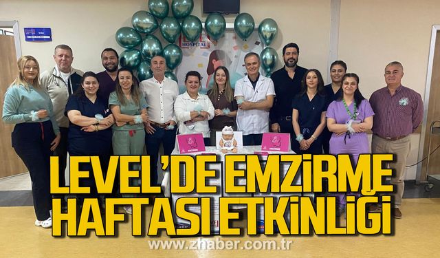 Zonguldak Level Hastanesi'nde emzirme haftası etkinliği düzenlendi!