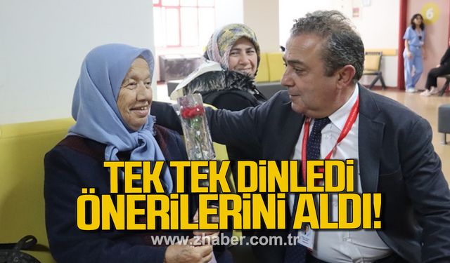 Başhekim Prof. Dr. Burak Bahadır’dan hasta hakları günü ziyareti