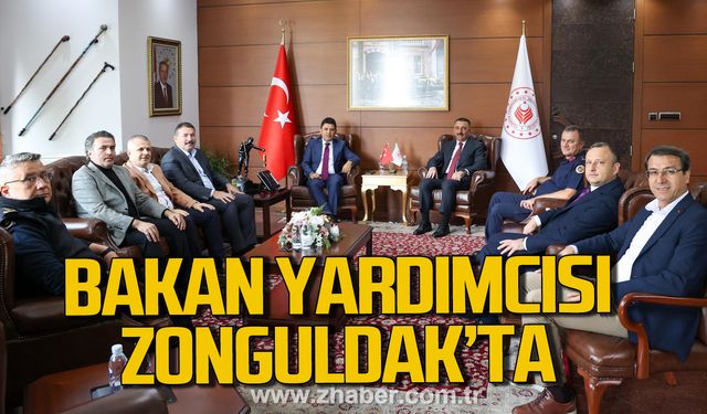 Ulaştırma ve Altyapı Bakan Yardımcısı Osman Boyraz, Zonguldak'ta