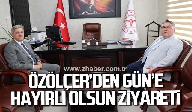 İsmail Hakkı Özölçer'den Mustafa Özkan Gün’e ziyaret